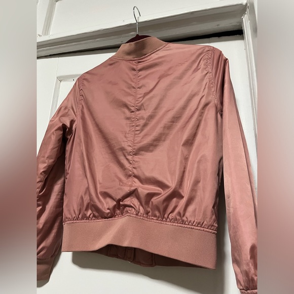 Rose Pink Bomber Jacket - Picture 3 of 7